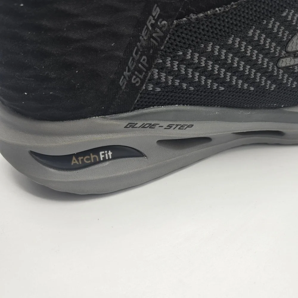Skechers Slip-ins Glide-Step Altus Black Extra Wide Sneakers Size 10WW